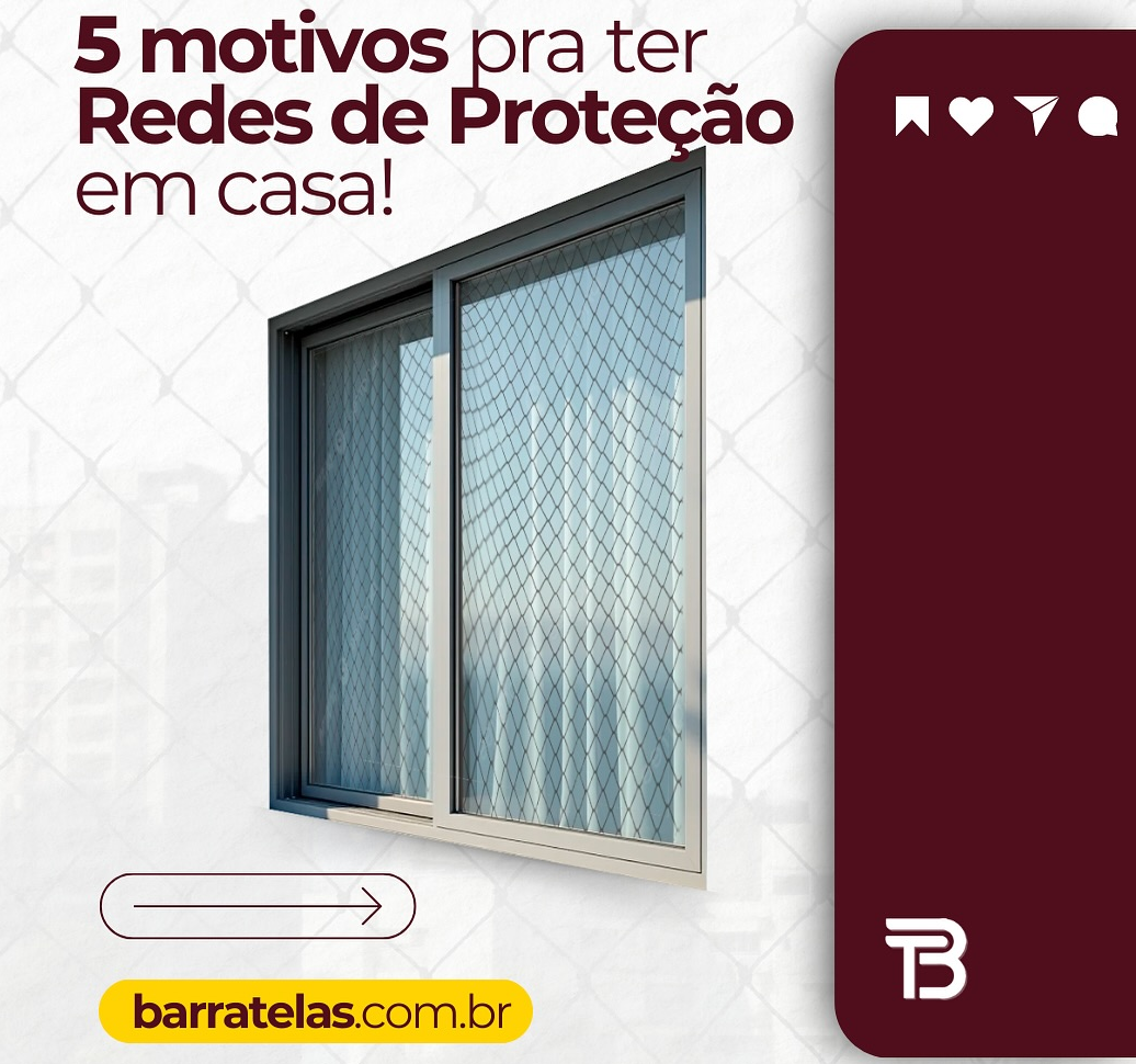 5 Motivos para ter Redes de Proteção em Casa 